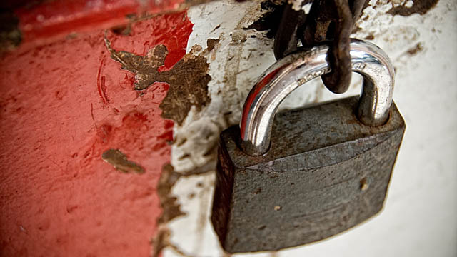 rusty lock by melli